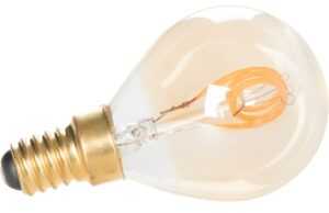 White Label Jantarově hnědá LED žárovka WLL BULB E14 3W
