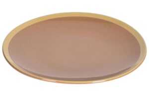Světle hnědý keramický talíř Kave Home Tilia 27