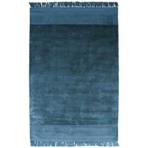 Hoorns Petrolejově modrý látkový koberec Peew 200x300 cm
