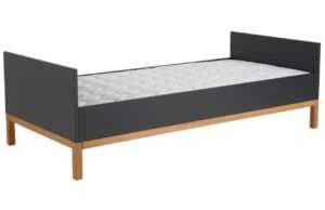 Antracitově šedá dětská postel Quax Indigo 90 x 200 cm