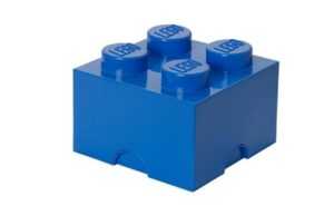Tmavě modrý úložný box LEGO® Smart 25 x 25 cm