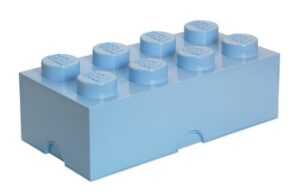 Světle modrý úložný box LEGO® Smart 25 x 50 cm
