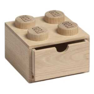 Světlý dubový úložný box LEGO® Storage 16 x 15 cm