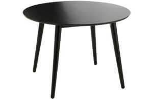 Černý dřevěný jídelní stůl J-line Vence 106 cm