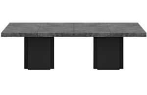 Betonově šedý jídelní stůl TEMAHOME Dusk 262 x 130 cm