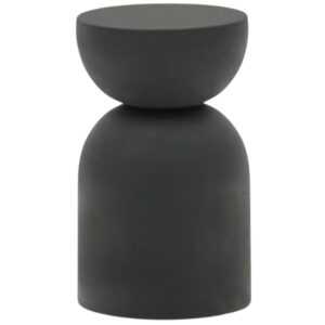 Černý kovový odkládací stolek Kave Home Rachell 30