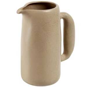 Hnědý keramický džbán na mléko Kave Home Tersilia 2 l