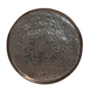 Černý kameninový dezertní talíř COSTA NOVA LAGOA 21 cm