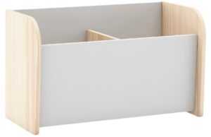 Bílý lakovaný úložný box na hračky Marckeric Esteban 70 x 35 cm