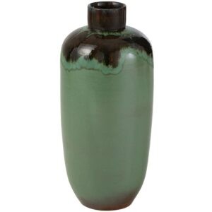 Zelená keramická váza J-line Alina 50