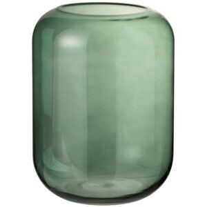 Zelená skleněná váza J-line Cylin 29