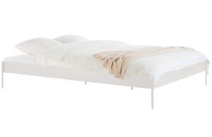 Noo.ma Béžová kovová dvoulůžková postel Eton 180 x 200 cm