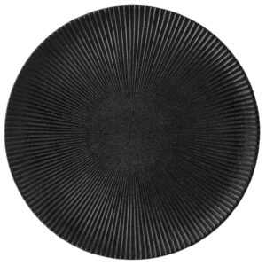 Černý kameninový talíř Bloomingville Neri 29 cm