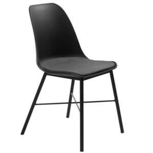 Černá plastová jídelní židle Unique Furniture Whistler