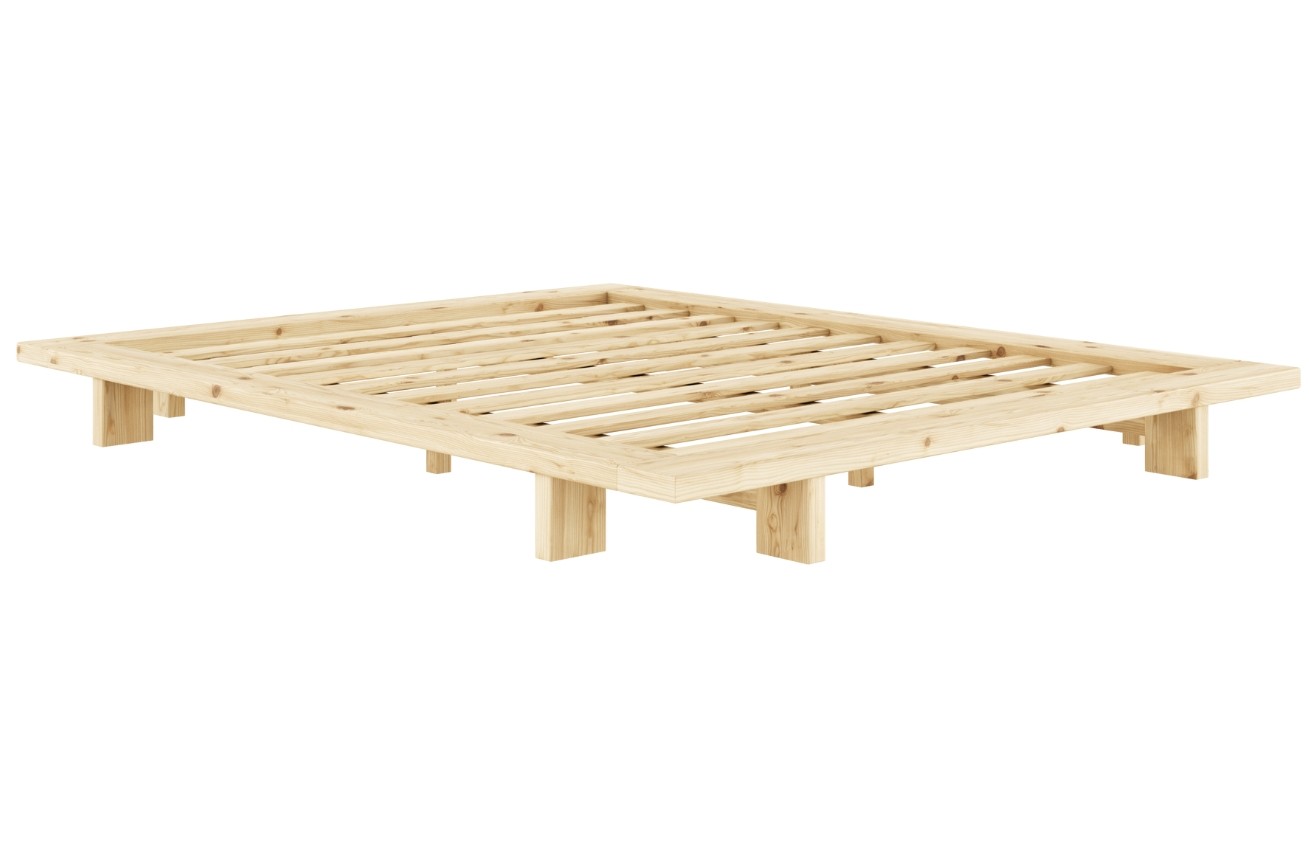 Dřevěná dvoulůžková postel Karup Design Japan 180 x 200 cm