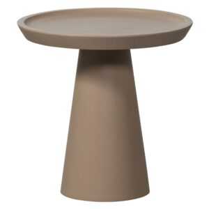 Hoorns Hnědý dřevěný odkládací stolek Elvira 45 cm