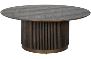 Hnědý dubový konferenční stolek Richmond Luxor 100 cm