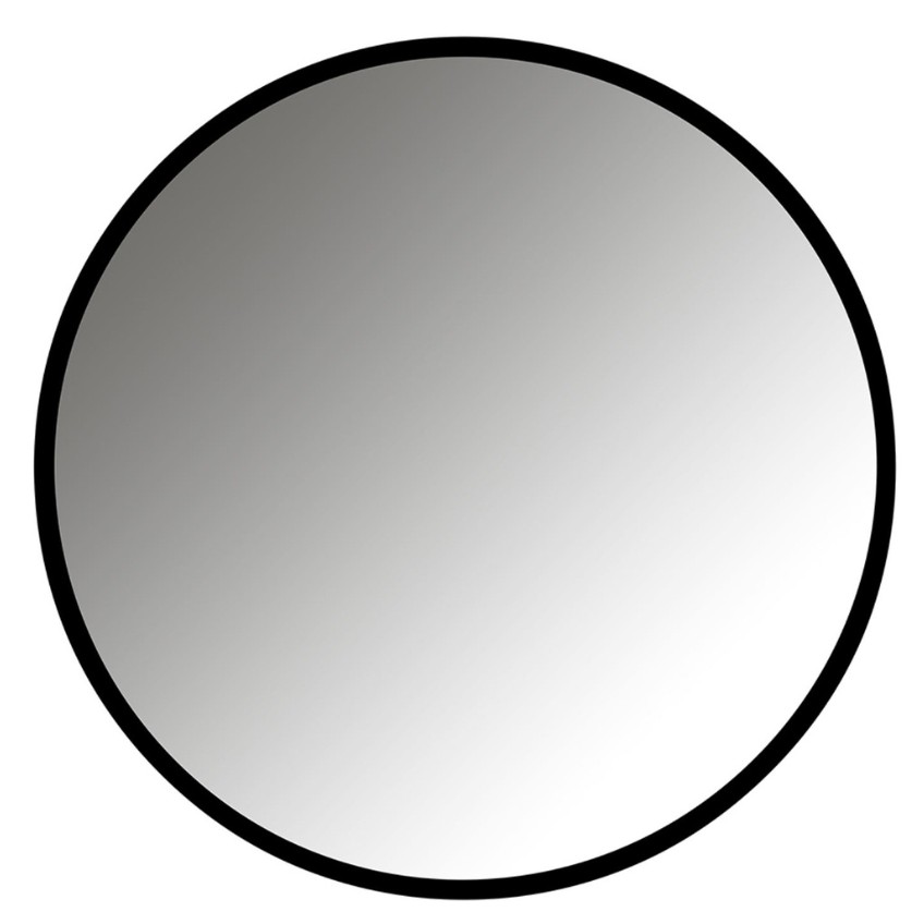 Černé kovové závěsné zrcadlo Richmond Maeron 110 cm