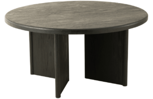 Černý dřevěný jídelní stůl J-line Blacky 150 cm