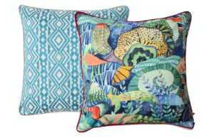 BOHOLOGY Set dvou venkovních povlaků na polštář Marine Aztec X