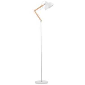 Bílá kovová stojací lampa Nova Luce Mutanti 170 cm