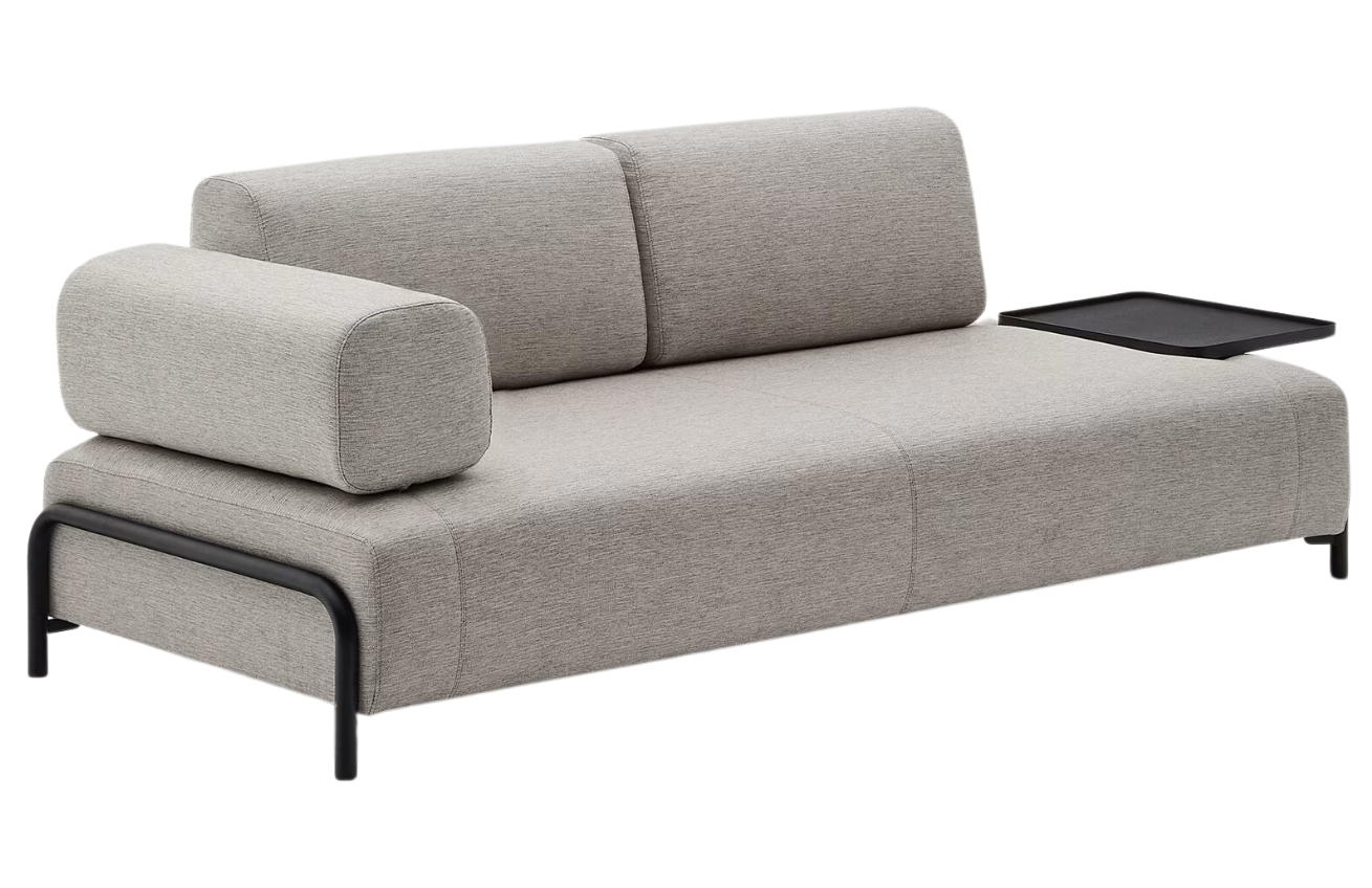 Kave Home Pohovka Compo 252 cm s velkým stolkem