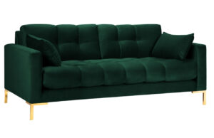 Micadoni Sametová pohovka Mamaia 152 cm