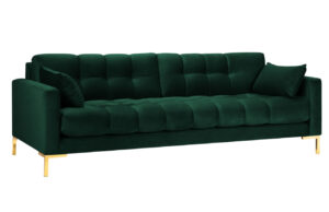 Micadoni Sametová pohovka Mamaia 217 cm