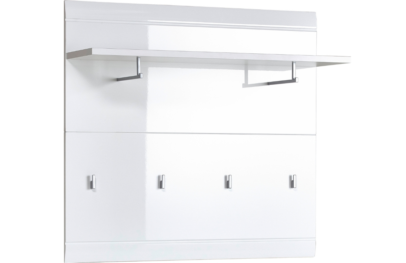 Germania Bílý nástěnný věšák Adana 90 x 96 cm