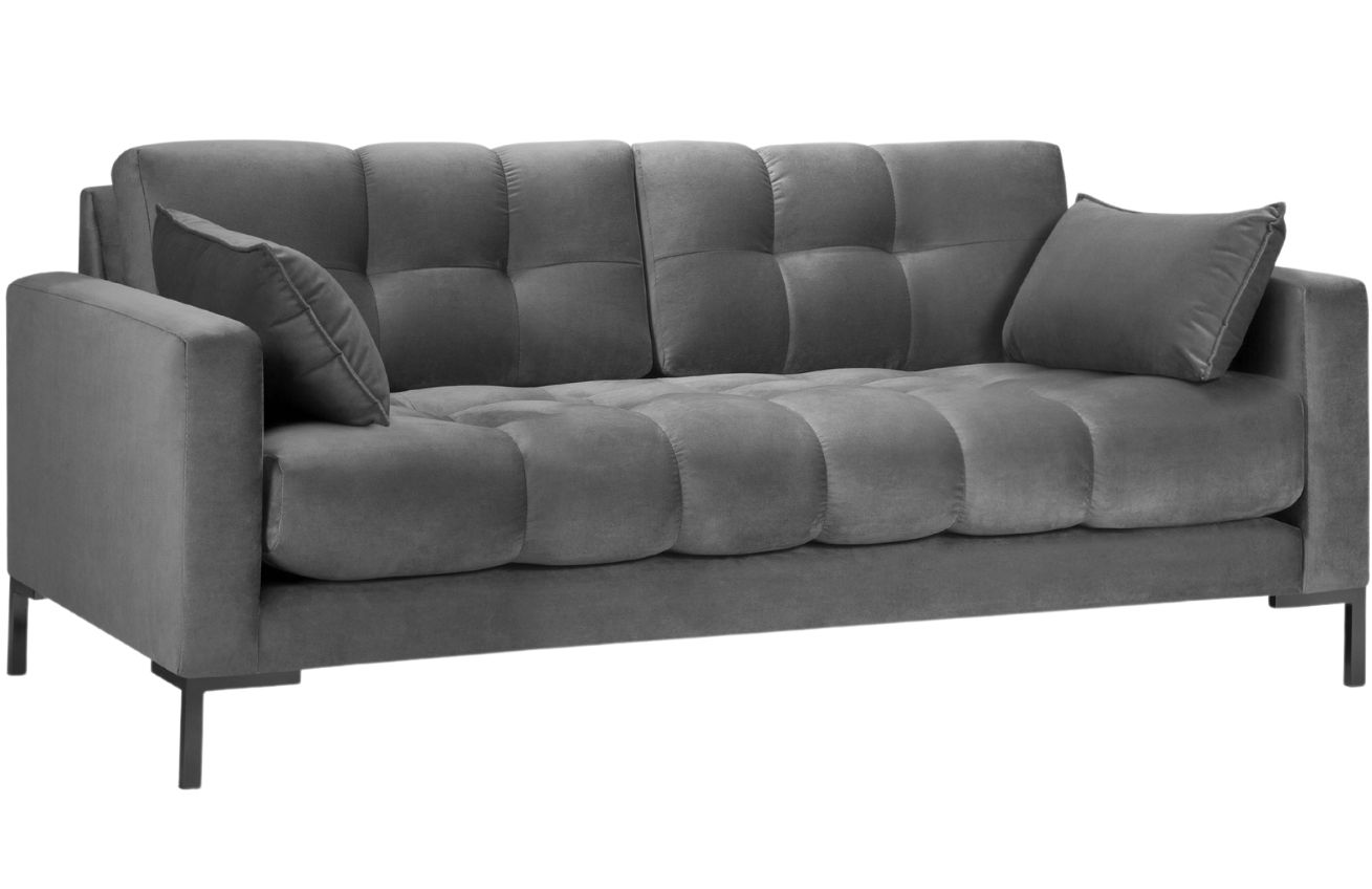 Micadoni Sametová pohovka Mamaia 152 cm