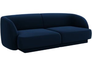 Micadoni Sametová pohovka Miley 180 cm