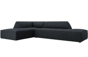 Micadoni Manšestrová rohová pohovka Ruby 273 cm