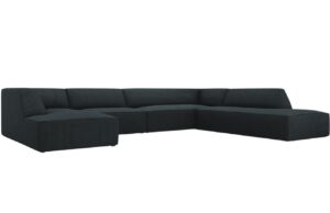 Micadoni Manšestrová rohová pohovka Ruby 366 cm