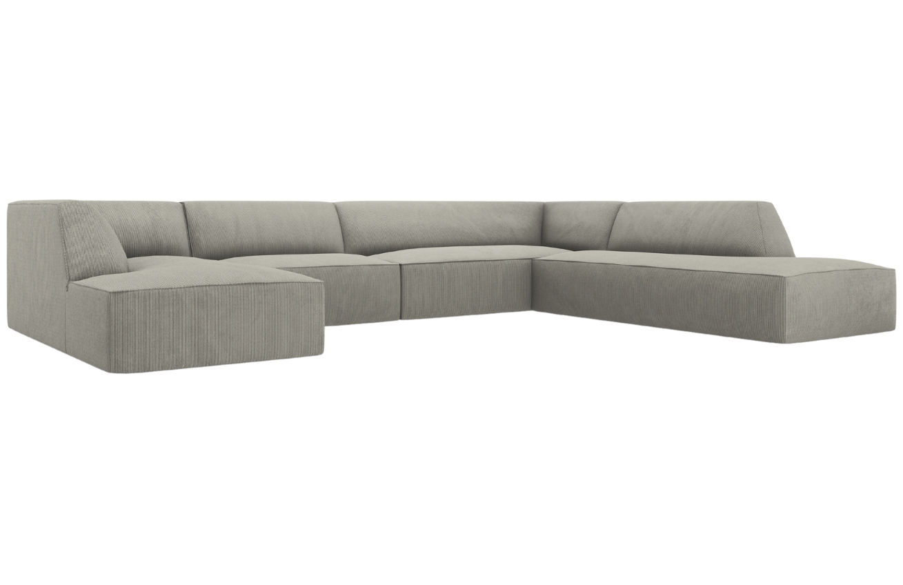 Micadoni Manšestrová rohová pohovka Ruby 366 cm