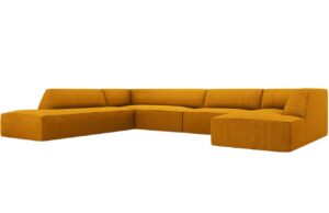 Micadoni Manšestrová rohová pohovka Ruby 366 cm