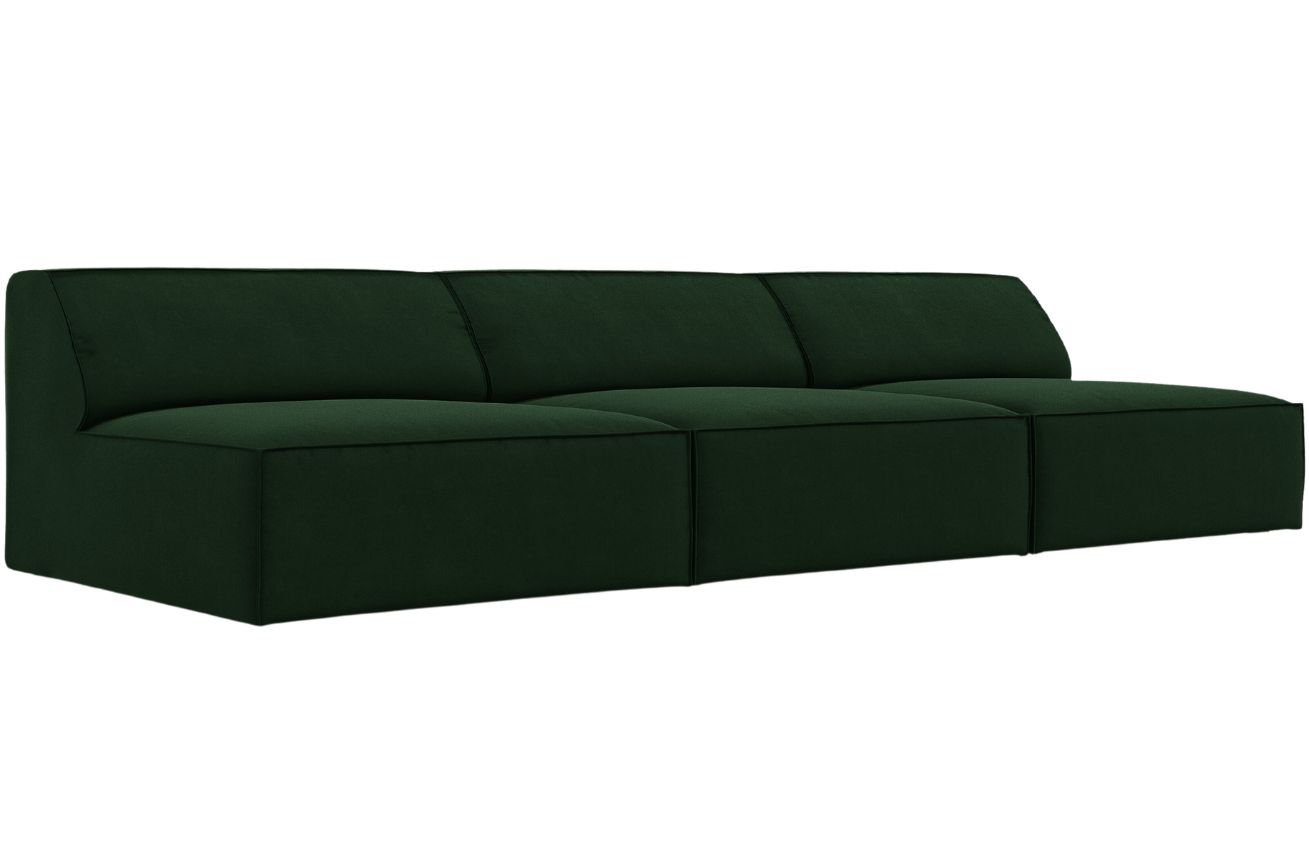 Micadoni Sametová pohovka Jodie 240 cm