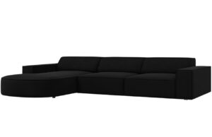 Micadoni Sametová rohová pohovka Jodie 284 cm