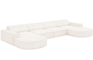 Micadoni Bouclé rohová pohovka Jodie 364 cm