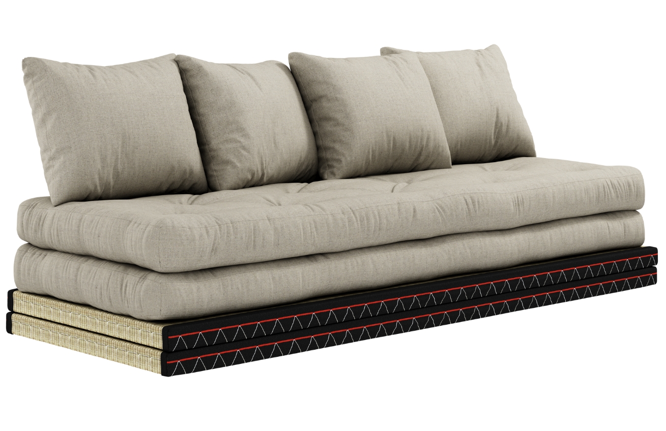 Karup Design Lněná rozkládací pohovka Chico 200 cm