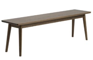 Unique Furniture Tmavě hnědá dubová lavice Barrali 150 cm