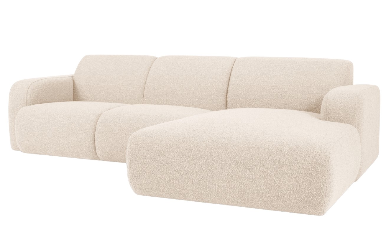 Windsor & Co Bouclé rohová pohovka Lola 250 cm