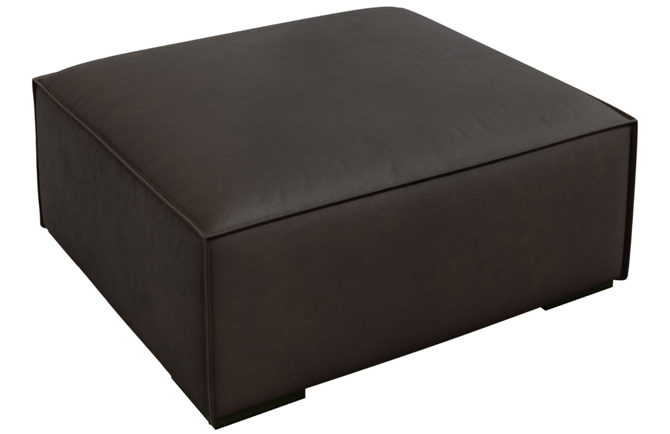 Windsor & Co Kožená podnožka Madame 100 x 100 cm