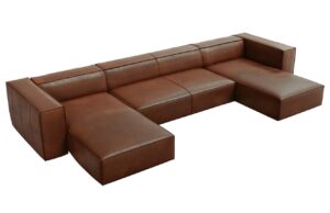 Windsor & Co Kožená rohová pohovka Madame 375 cm