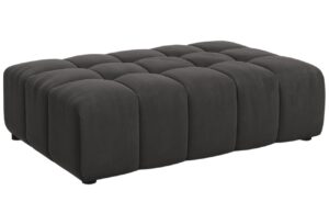 Cosmopolitan Design Sametová podnožka Chicago 102 x 80 cm