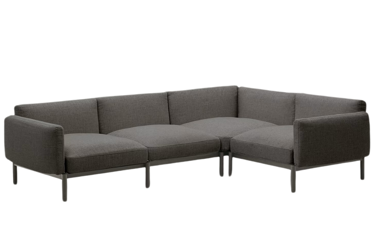 Kave Home Zahradní rohová pohovka Sorells 292 cm