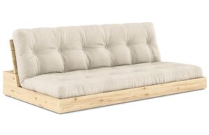 Karup Design Lněná rozkládací pohovka Base 196 cm