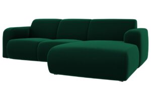 Windsor & Co Sametová rohová pohovka Lola 250 cm