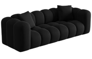 Windsor & Co Sametová pohovka Halley 242 cm