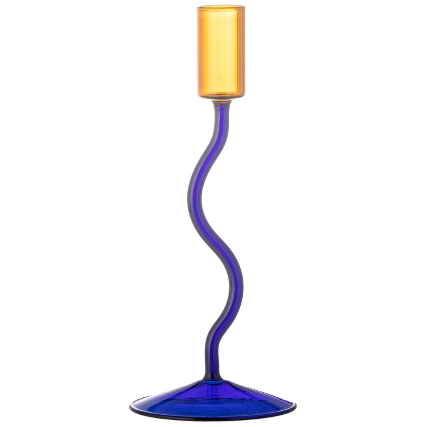 Bloomingville Skleněný svícen Ada