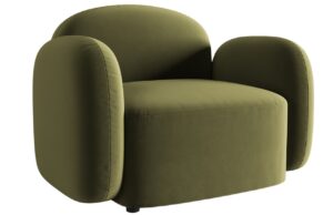 Micadoni Sametové křeslo Blair